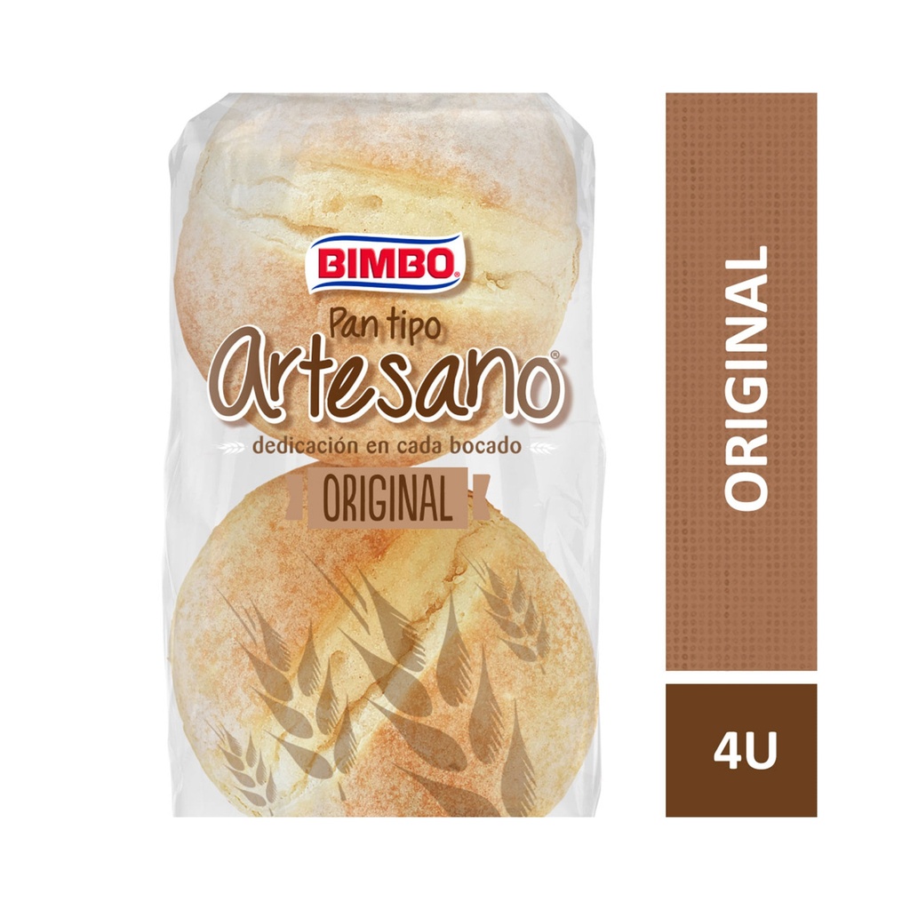 PAN PARA HAMBURGUESAS ARTESANO BIMBO 240g