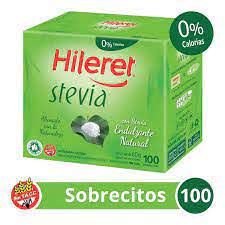 EDULCORANTE SOBRES STEVIA FORTE HILERET 100und