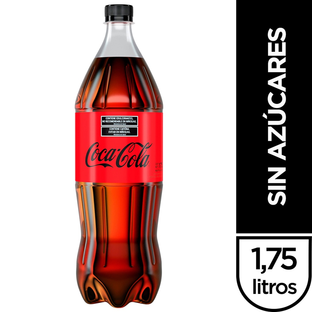 GASEOSA COLA S/AZUCAR COCA-COLA PET 1750ml