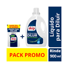 JABON LIQUIDO ROPA P/DILUIR + BOTELLA SKIP 150ml