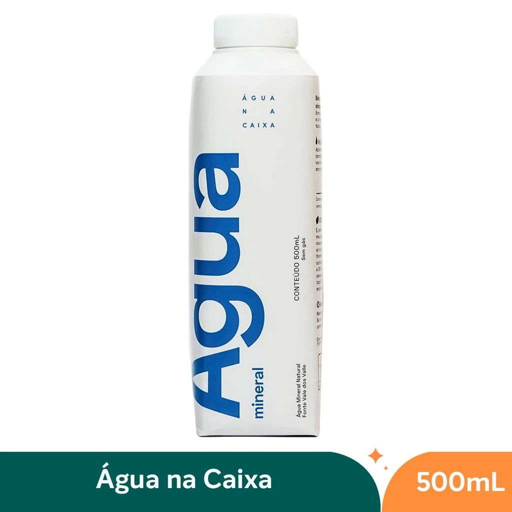 AGUA NA CAIXA 500ml