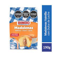 MADALENAS VAINILLA RELLENA DDL BIMBO 190g