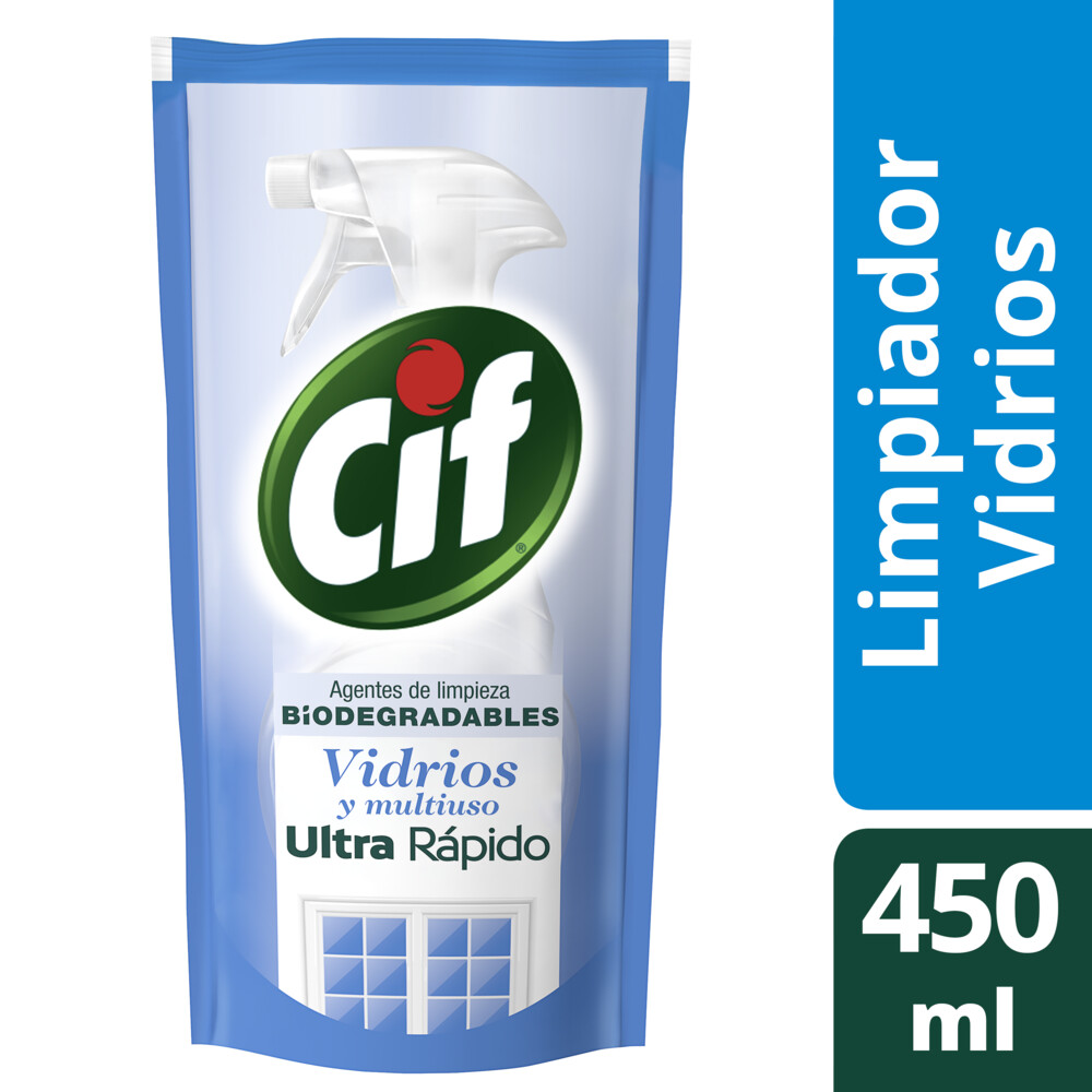 LIMPIADOR LIQUIDO VIDRIOS DP CIF 450ml