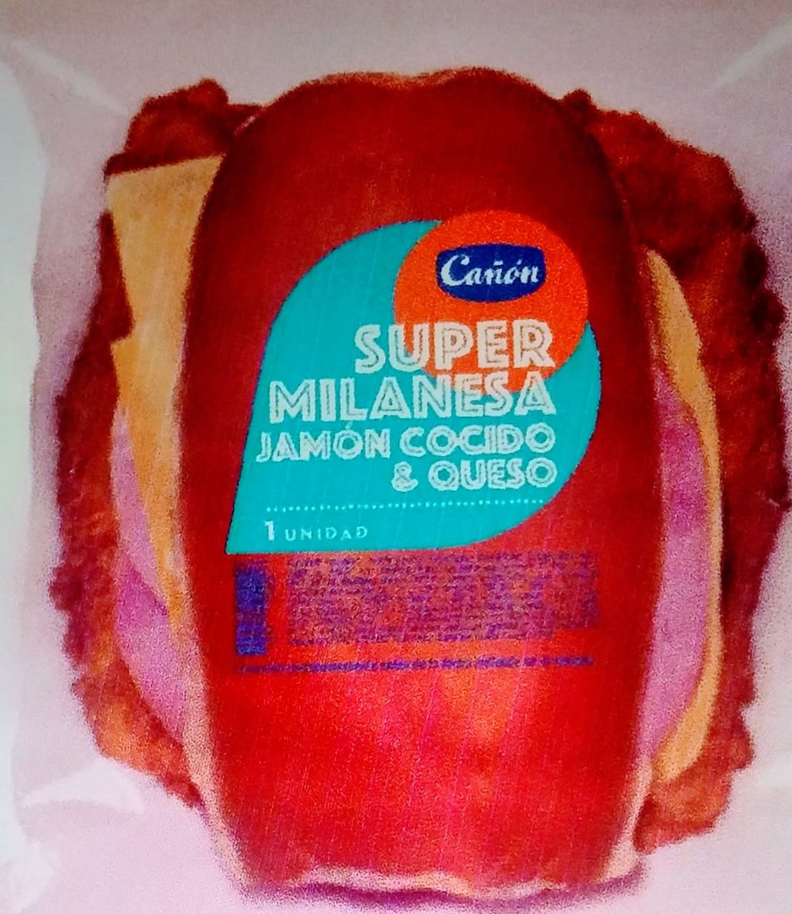 SUPER MILANESA CON JAMON Y QUESO EL CAÑON 210g