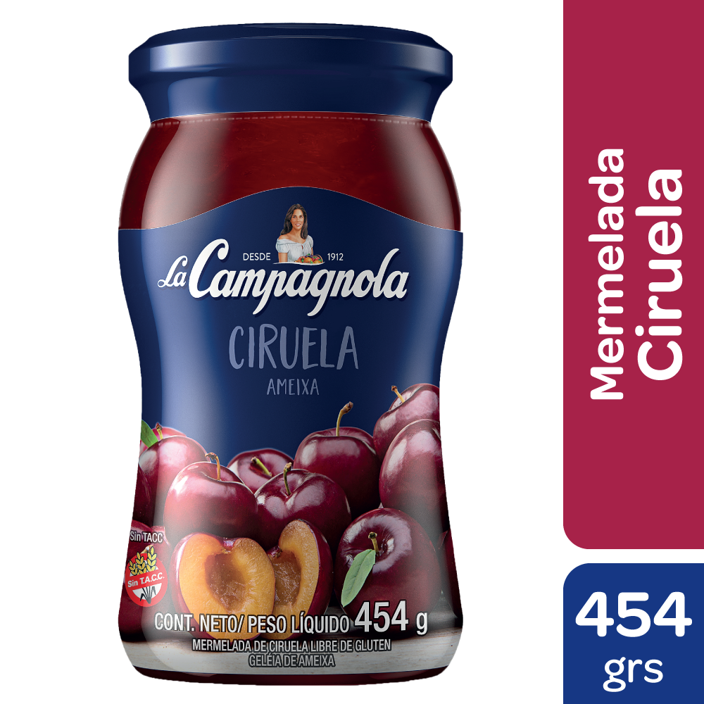 MERMELADA CIRUELA LA CAMPAGNOLA 454g