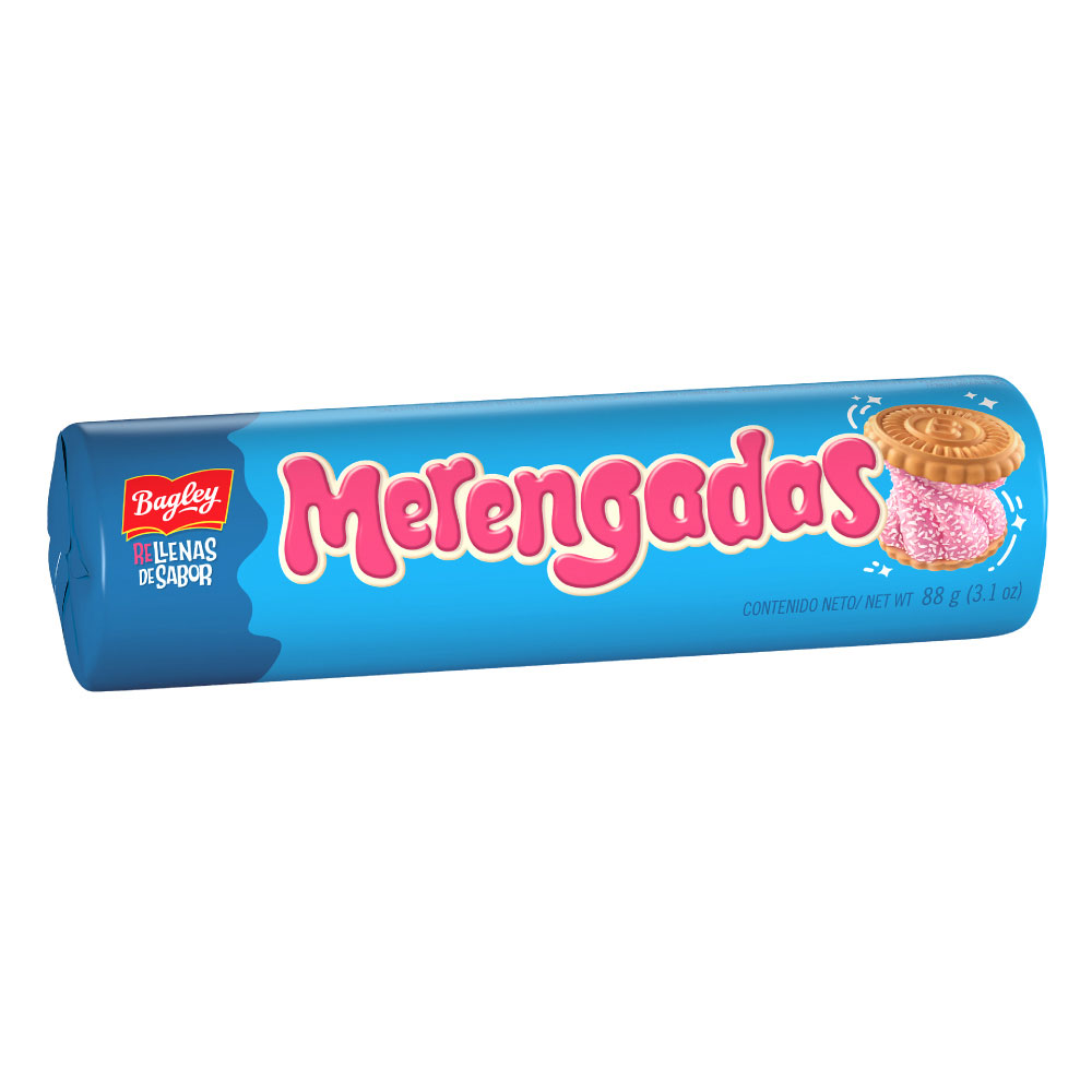 GALLETITAS VAINILLA RELLENAS S/FRUTILLA MERENGADAS 93g