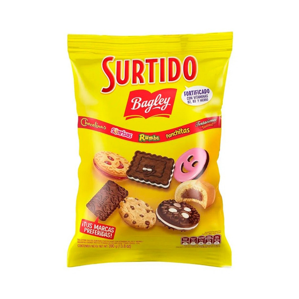 GALLETITAS SURTIDAS SELECCIONADAS BAGLEY 398g