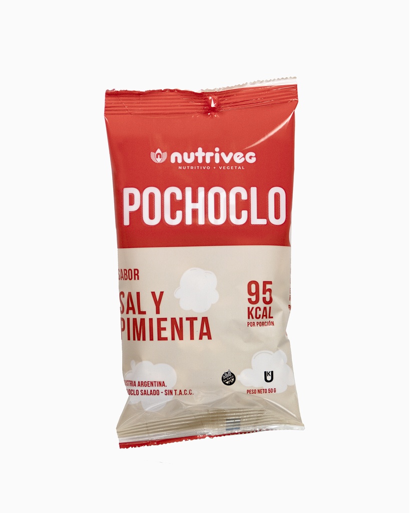 POCHOCLO SABOR SAL Y PIMIENTA NUTRIVEG 50g