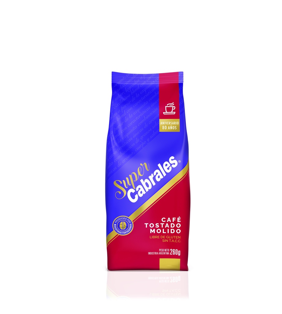 CAFÉ TOSTADO MOLIDO SUPER CABRALES 250g