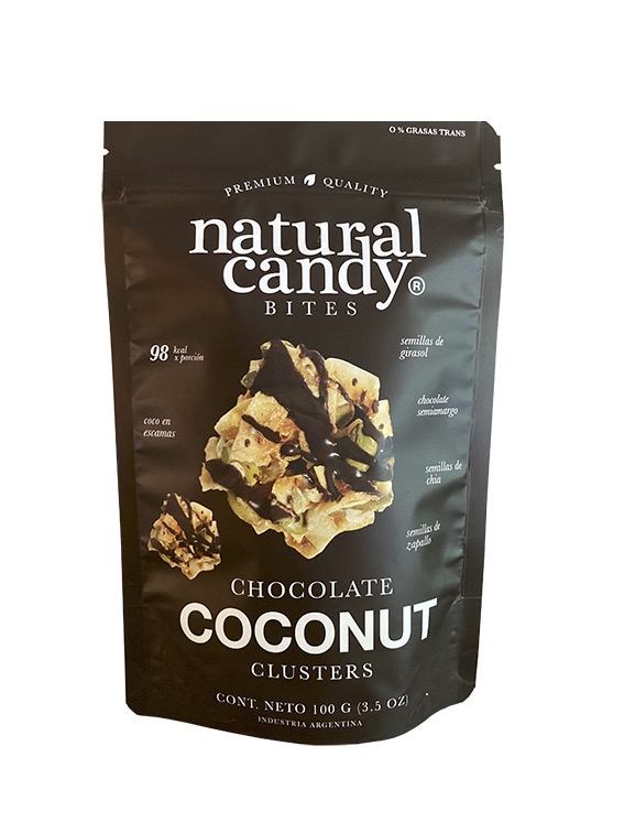 SNACK SEMILLAS Y COCO CHOCOLATE COCONUT NATURAL CANDY 100g