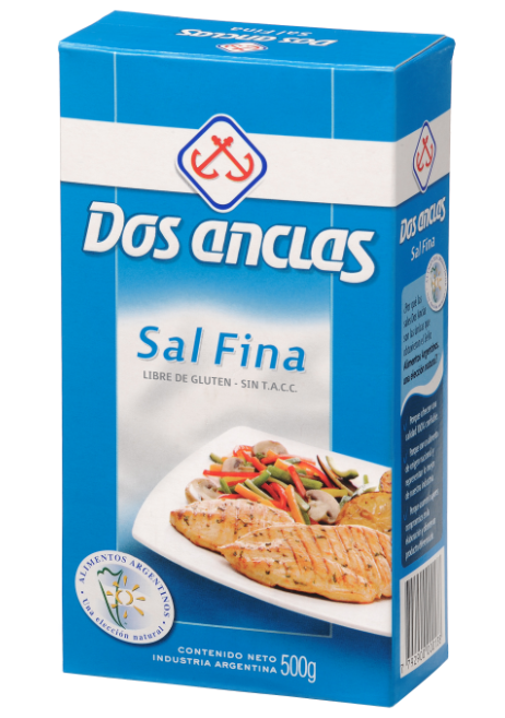 SAL FINA ESTUCHE DOS ANCLAS 500g