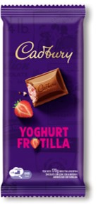 CHOCOLATE RELLENO CON YOGUR FRUTILLA CADBURY 82g