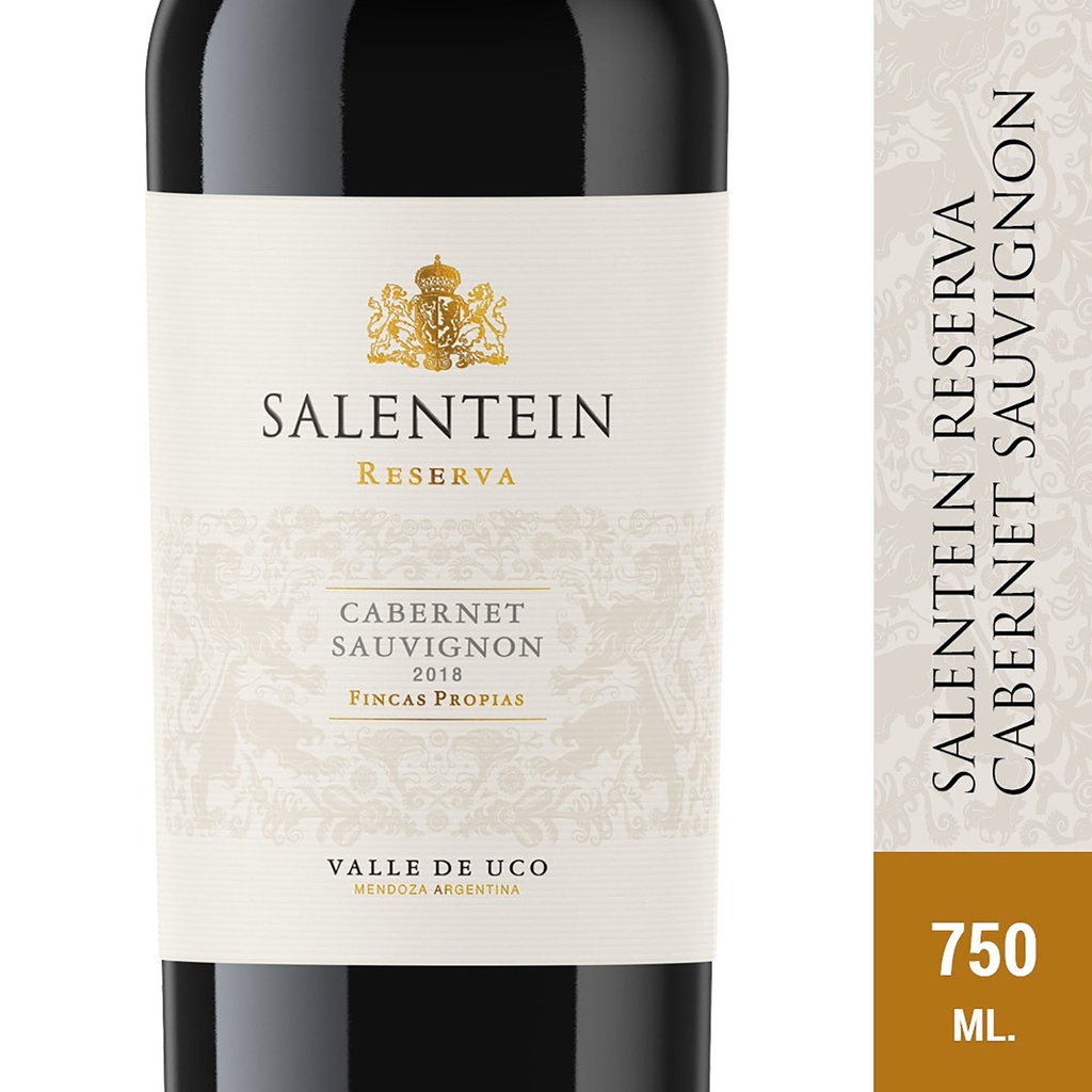 VINO TINTO RESERVA CABERNET SAUVIGNON SALENTEIN  750ml