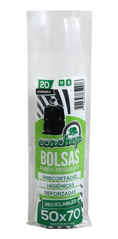 BOLSAS P/RESIDUOS 50*70 ECOCHEP 20und