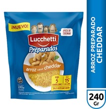 ARROZ PREPARADO S/ CHEDDAR DP LUCCHETTI 240g