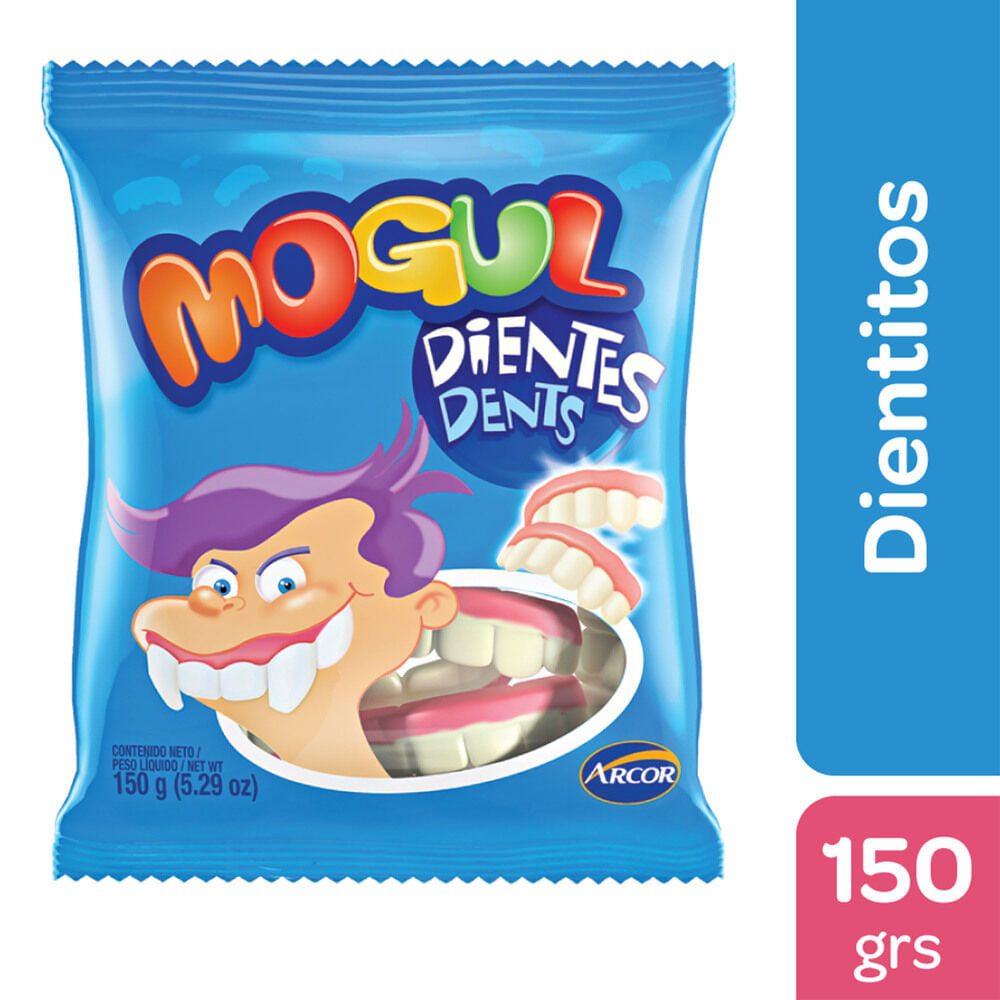 PASTILLAS DE GOMA DIENTES MOGUL 150g