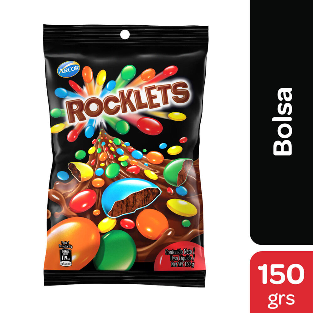 CONFITES DE CHOCOLATE ROCKLETS 150g