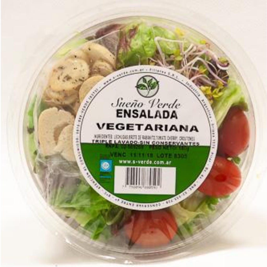 ENSALADA VEGETARIANA SUEÑO VERDE 180g