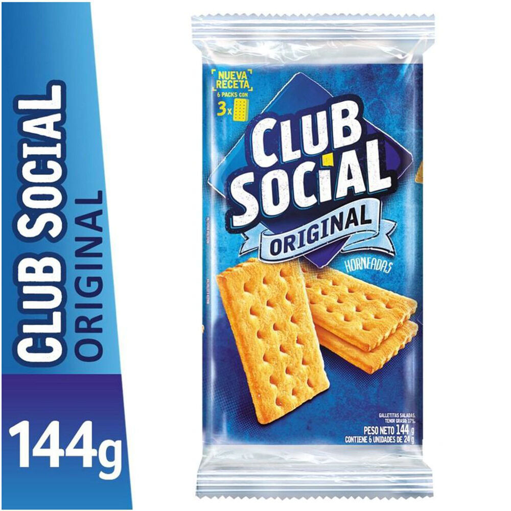 GALLETITAS ORIGINAL CLUB SOCIAL 144g