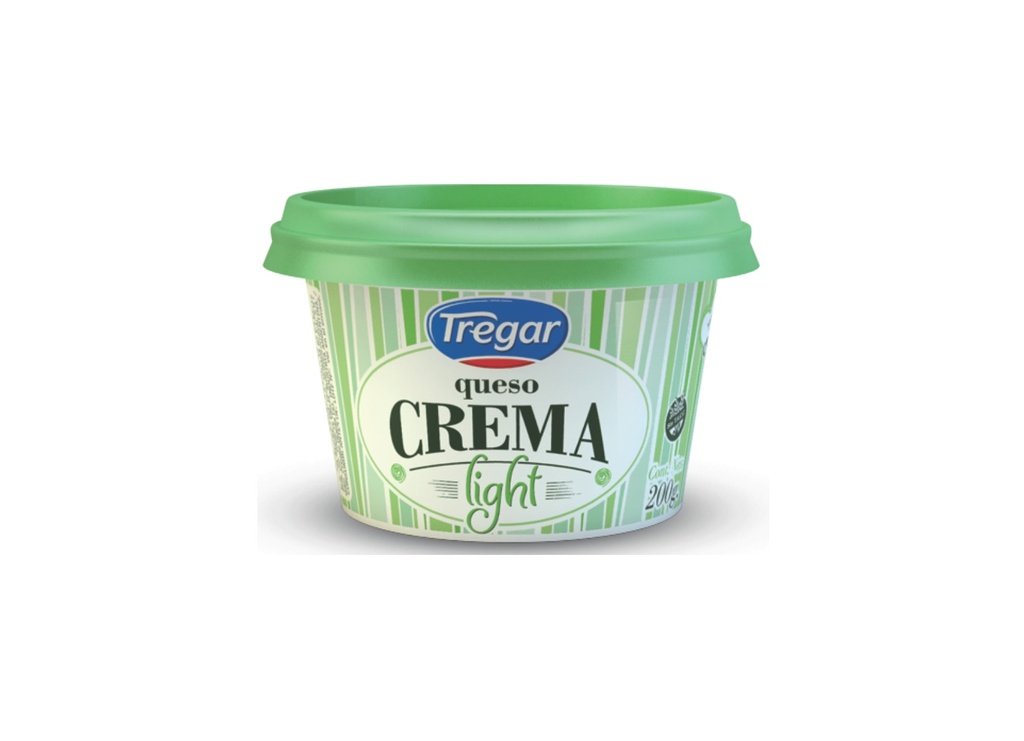 QUESO CREMA LIGHT TREGAR 190g