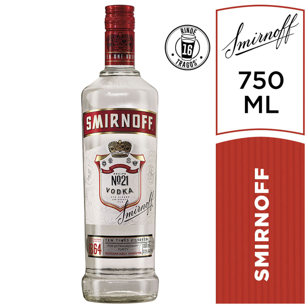 VODKA SMIRNOFF 700ml  