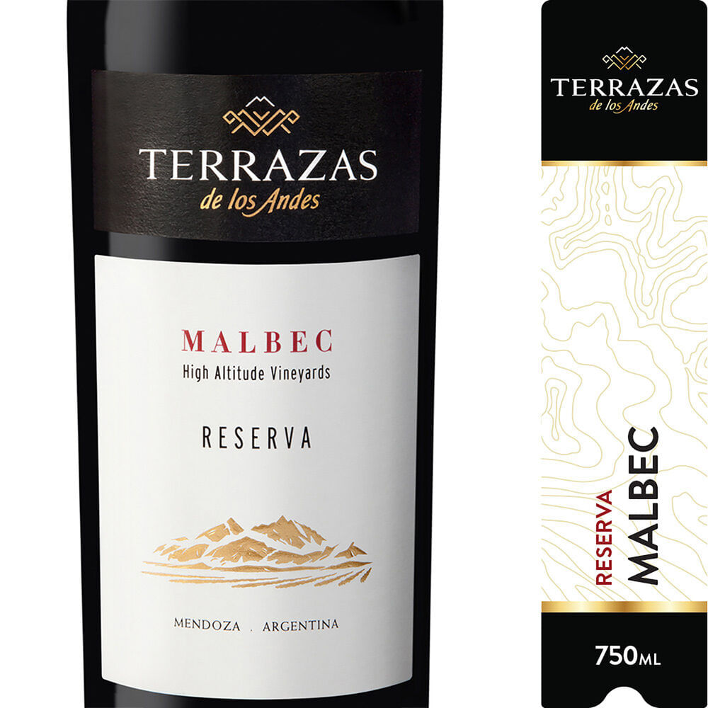 VINO TINTO MALBEC TERRAZAS RESERVA 750ml