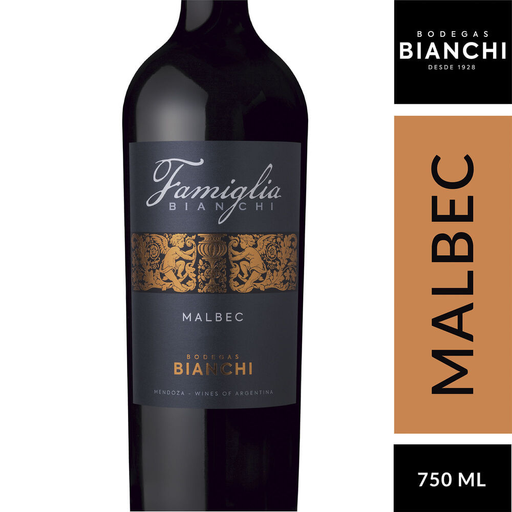 VINO TINTO MALBEC FAMIGLIA BIANCHI 750ml