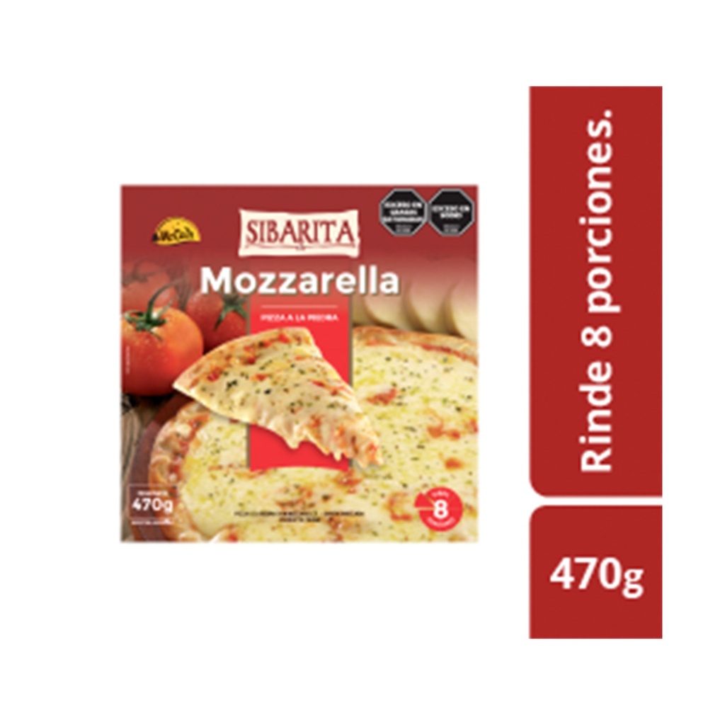 PIZZA A LA PIEDRA MOZZARELLA SIBARITA 470g