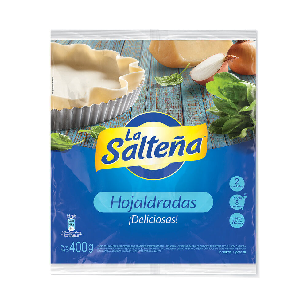 TAPA P/PASCUALINA HOJALDRE LA SALTEÑA 400g