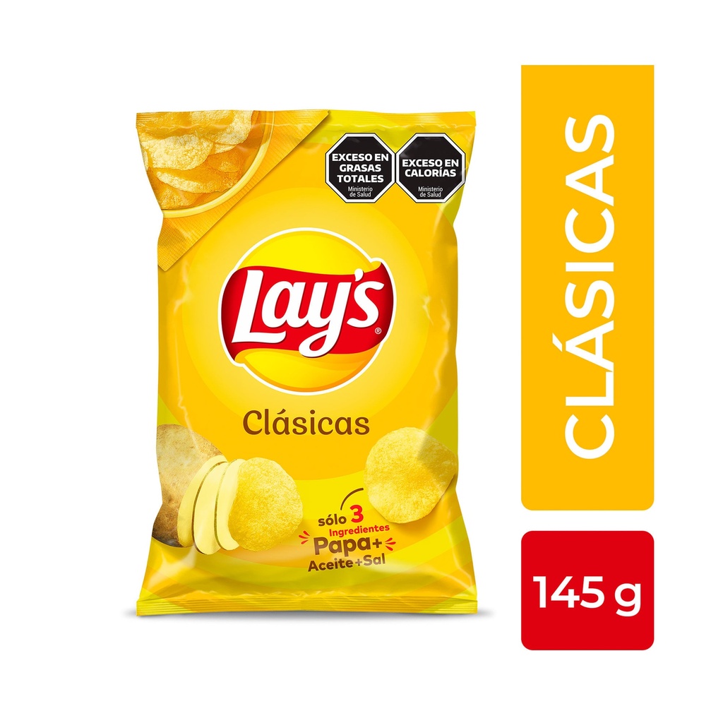 PAPAS FRITAS CLASICAS LAYS 134g