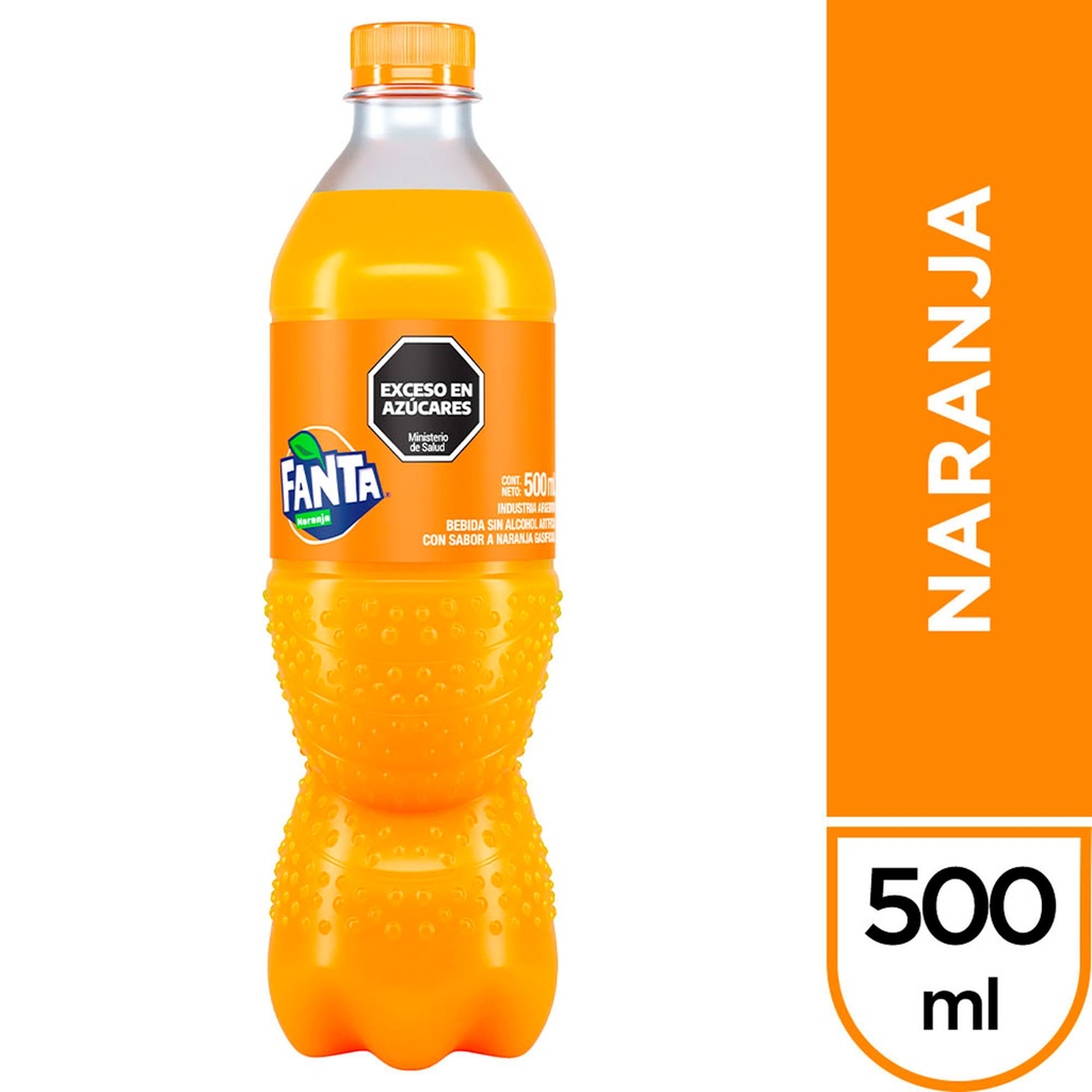 GASEOSA NARANJA FANTA PET 500ml