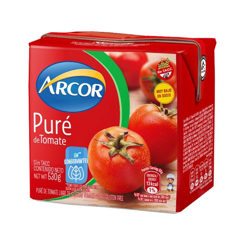 PURE DE TOMATE ARCOR 520g