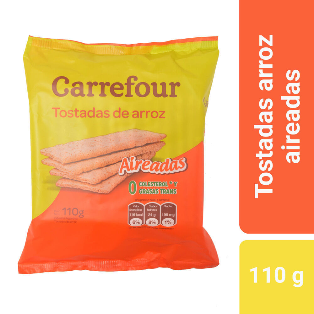 TOSTADAS DE ARROZ AIREADAS CARREFOUR 110g