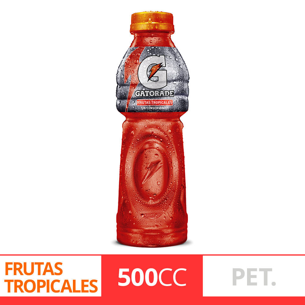 ISOTONICA FRUTAS TROPICALES GATORADE 500ml