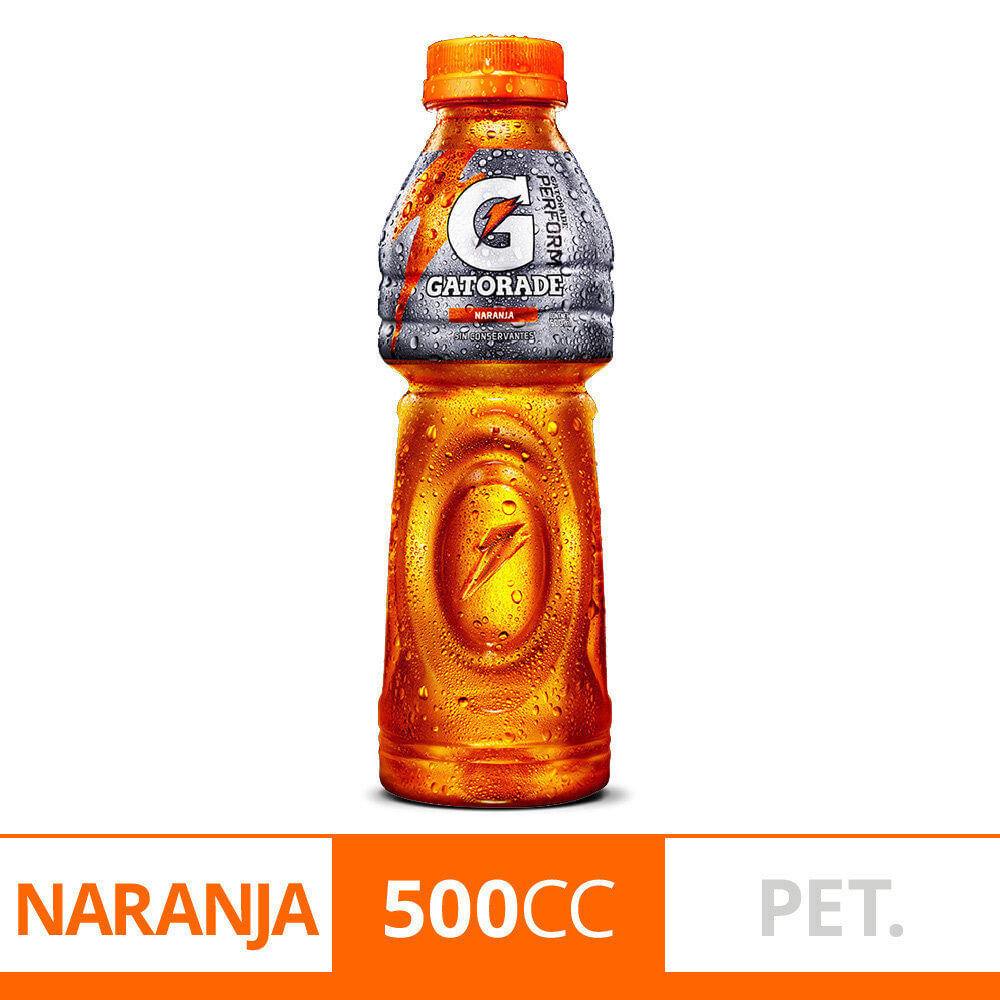 ISOTONICA NARANJA GATORADE 500ml 