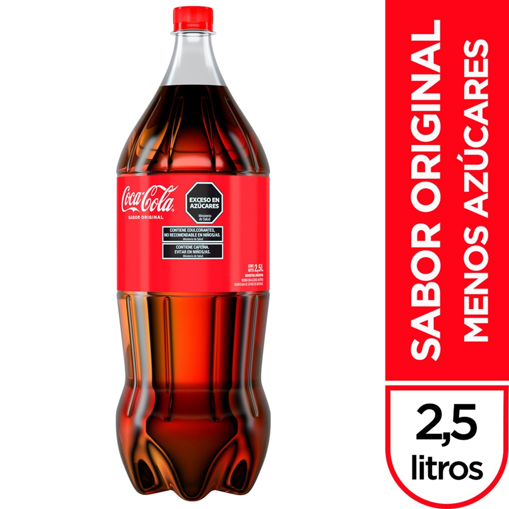 GASEOSA COLA COCA-COLA PET 2500ml