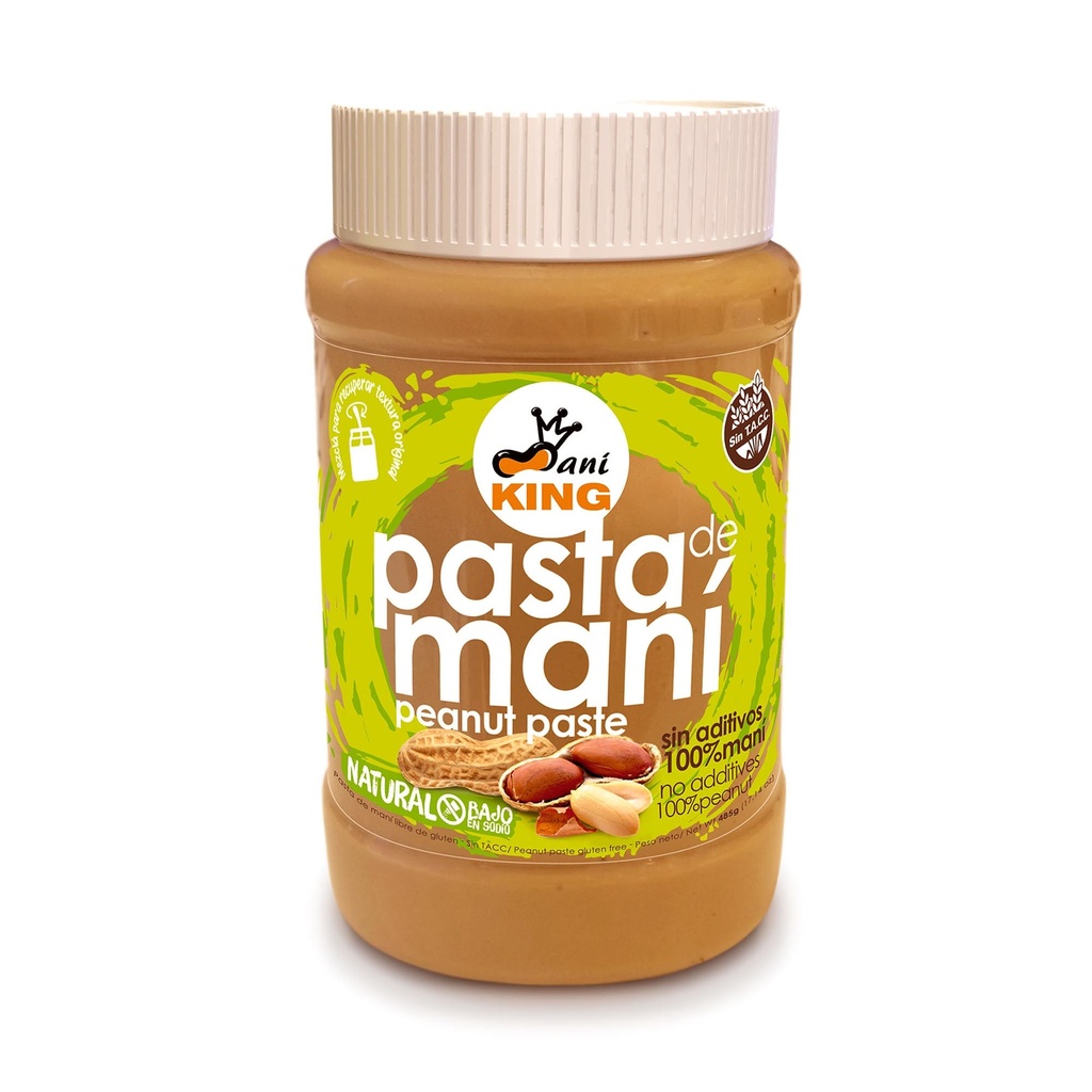 PASTA DE MANI MANI KING 485g