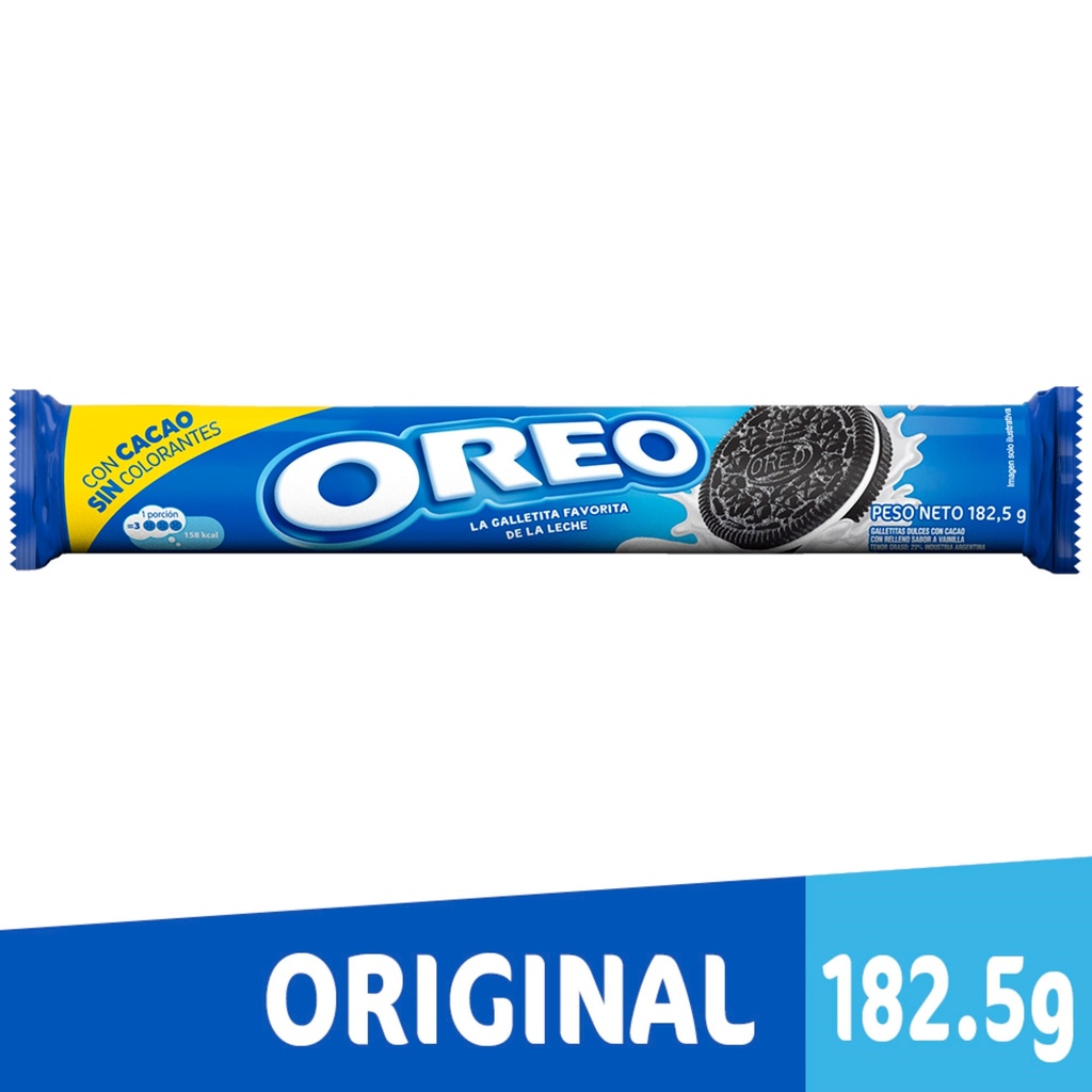 GALLETITAS CHOCOLATE RELLENAS S/VAINILLA OREO 182,5g