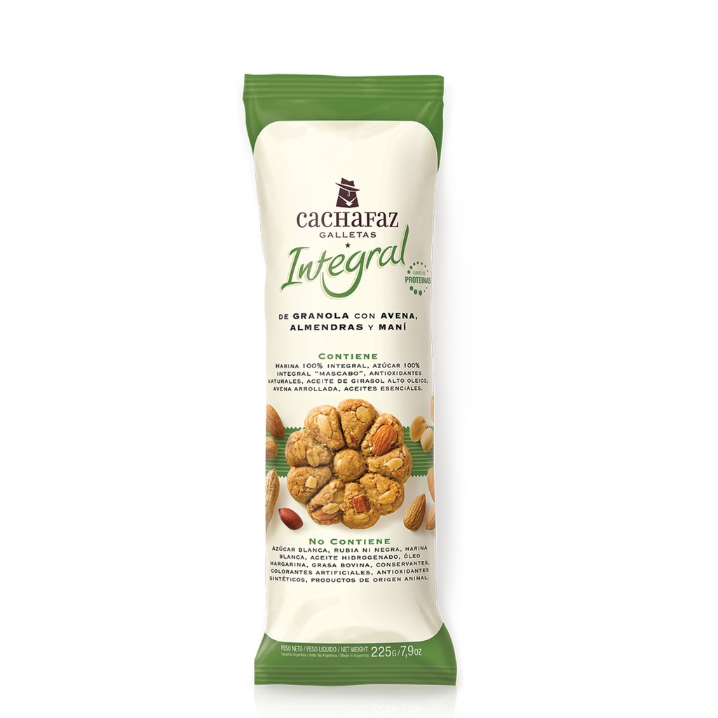 GALLETITAS AVENA GRANOLA CACHAFAZ 225g