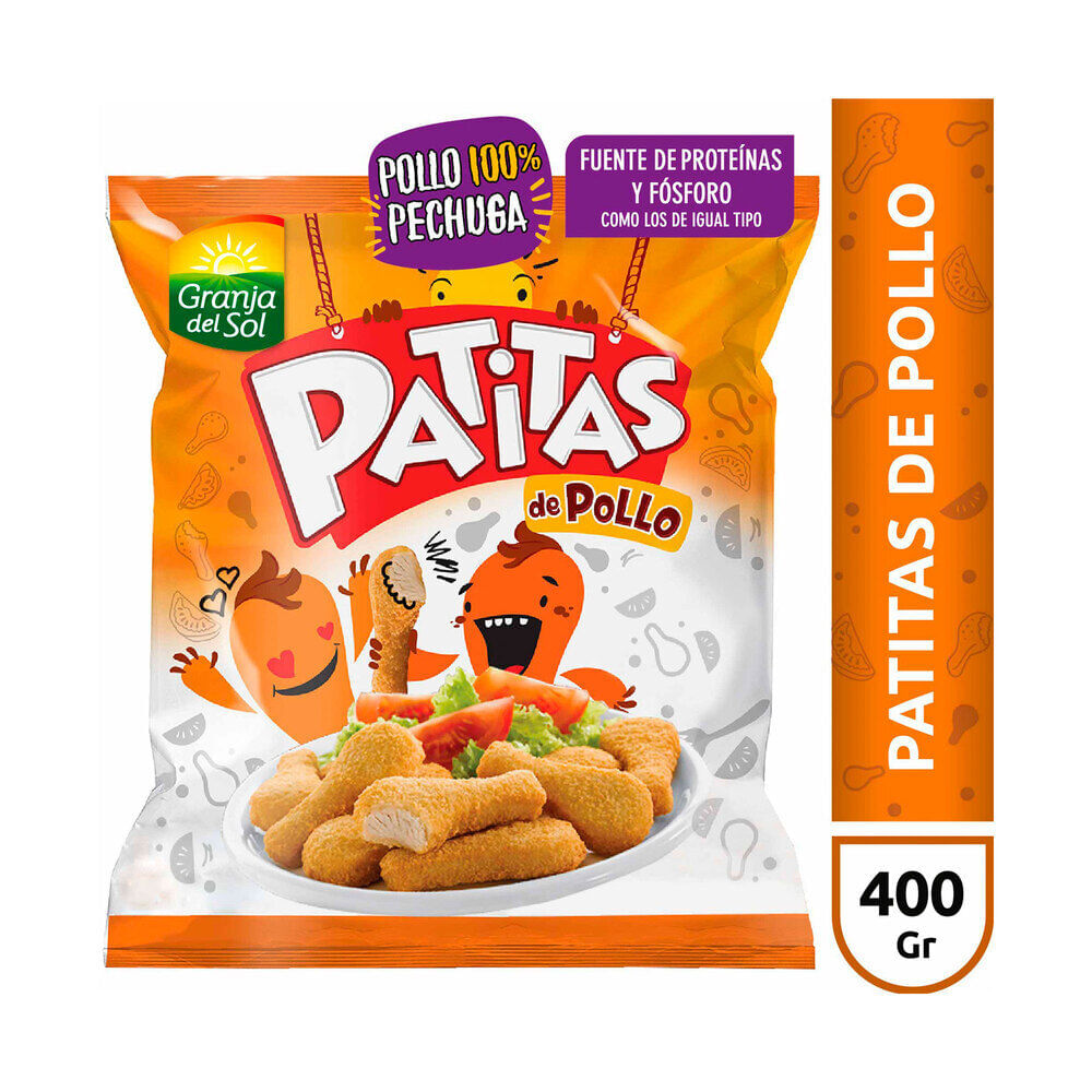 BOCADITOS DE POLLO PATITAS 400g  