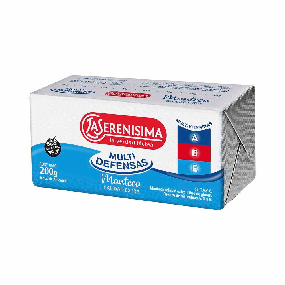 MANTECA EXTRA LA SERENISIMA 200g