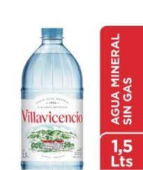 AGUA MINERAL SIN GAS VILLAVICENCIO 1500ml