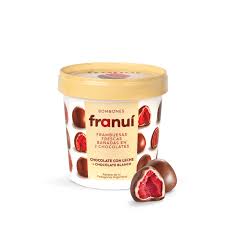 FRAMBUESAS BAÑADAS EN CHOCOLATE FRANUI 150g