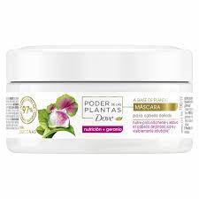 MASCARA PODER DE LAS PLANTAS NUTRICION+GERANIO DOVE 190g