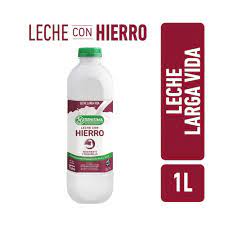 LECHE PARCIALMENTE DESCREMADA FORTIFICADA C/HIERRO  LA SERENISIMA BOTELLA 1000ml