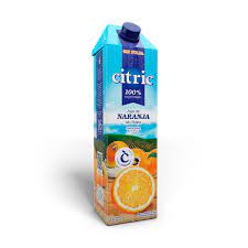 JUGO DE NARANJA CITRIC S/ PULPA 1000ml