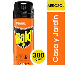 INSECTICIDA CASA Y JARDIN RAID 380ml