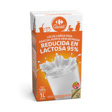 LECHE REDUCIDA EN LACTOSA UAT CARREFOUR 1000ml