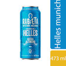 CERVEZA HELLES MUNICH RABIETA LATA 473ml