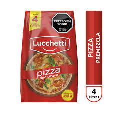 PREMEZCLA PIZZA CASERA LUCCHETTI 850g